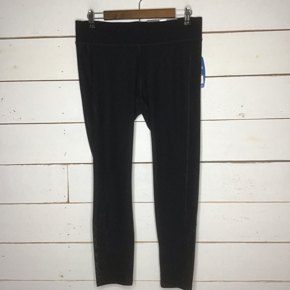 New Spalding Ankle Leggings Mesh Insert Wide Waist